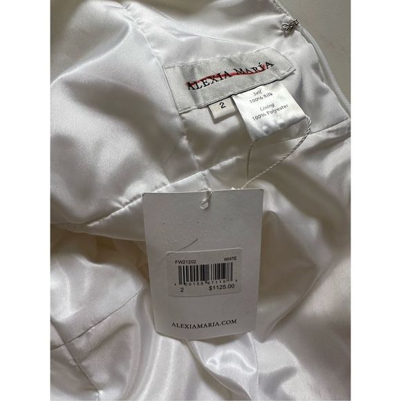 Alexia Maria Ella Silk Faille Mini Dress - Picture 10 of 11